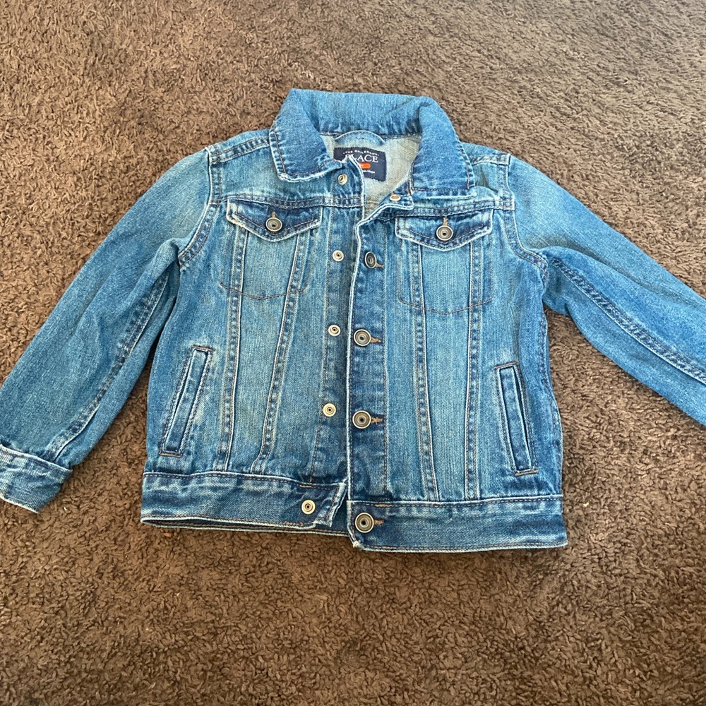 Distressed Jean Jacket size 4T